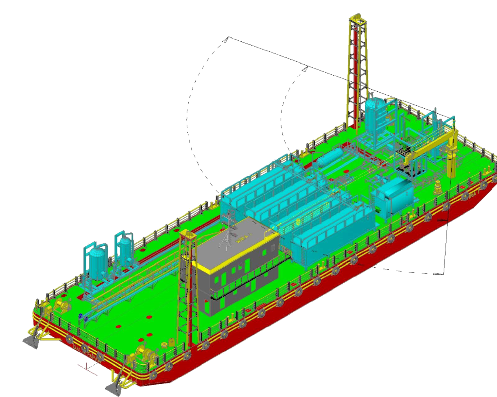 Well Test Barge 190 ft